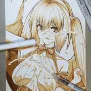 生落書きアルトリア・キャスターにぶっかけ