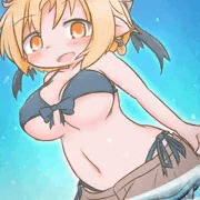 黒ビキニホットパンツ