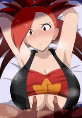 【Skeb】アスナ馬乗りパイズリ