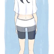無地の白Tシャツ