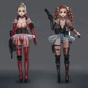戦術的なバレリーナのスケッチ