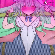 清姫バカンス02❤バニー白青網タイツ❤