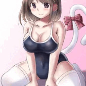 スク水と猫耳と女の子②
