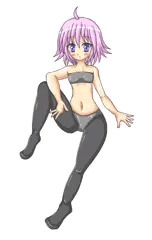桃色黒ストさん