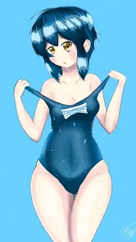 スク水夜風ﾁｬﾝ