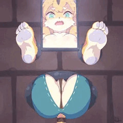 トラップに引っ掛かったミアちゃん🐯💦