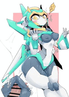 フォロワーさんちのロボ娘と後ろからセッッッ！