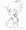 ツイッターのタグのお題で描いた擬人化ポケモン落書き