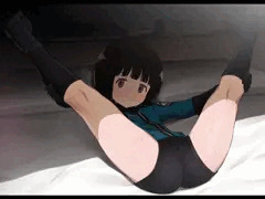 雨取千佳さんのV字開脚