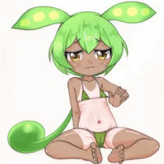 この日焼け跡を見ればボクが可愛い妖精の女の子だって誰でも解るのだ