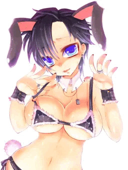 黒バニービキニ