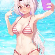 夏を先取り椎名さん👻
