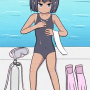 泳ぎ終わり