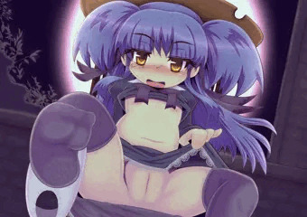 お股開いたポーズの練習　００４