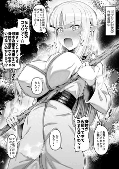 作戦オーダーと脳内スケベ妄想をテレコで垂れ流してしまうエロエルフ