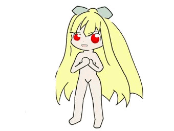 斜め横向きニジエたん