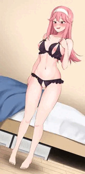 【Skeb】彼氏の為にエッチな下着にチャレンジするノコ