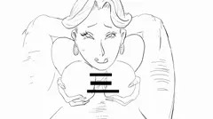 舌レロgifアニメ。不良達に呼び出された校長先生明美。