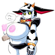 牛ロボ娘パイズリ