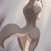 おおかみさん背中