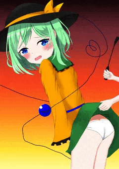 こいしちゃんのお尻を真っ赤になるまで叩いてみた