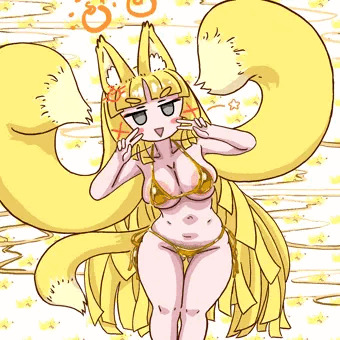 うちのこ金ビキニ