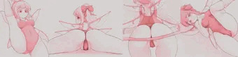 大妖精 レオタードポーズいろいろ