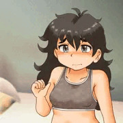 地味ジト目ボサ髪彼女を自室に連れ込んだ