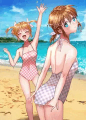 なのシュテお揃い水着