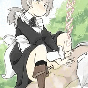 交尾中、当然のようにおしっこする新人メイド