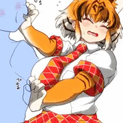 本気でやったら怪我させちゃうから猫パンチで抵抗する優しいトラちゃん