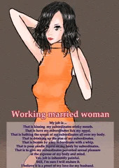 working woman is beautiful.