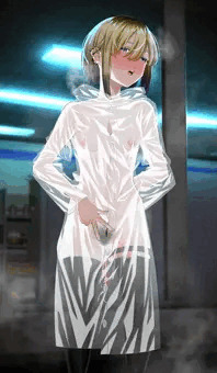 【Skeb】露出金髪娘マジイキオナニー