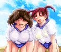 霧と清のブルマ姿②