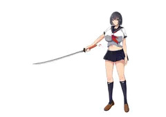 爆乳JC退魔師立ち絵設定
