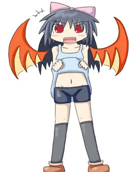 スカートたくし上げ
