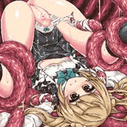 満潮改二VS触手クリーチャー（16色エロゲ風）