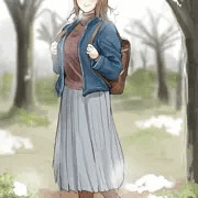 冬の花丸ちゃん(Hanmaru in winter)