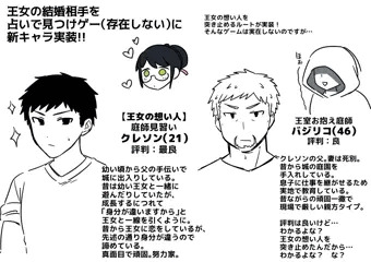 王女結婚相手探しゲーム案の続き
