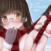 ２月カレンダー（2019年）