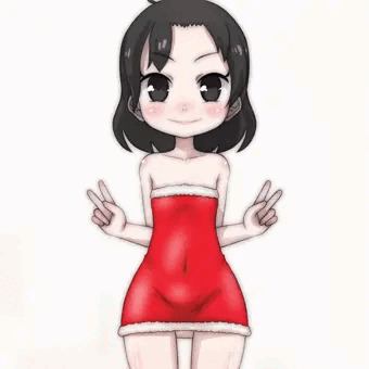 子供でもサンタコスでサンタさんになれるんだよ