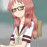 隣席をチラ見してにやける三重さん