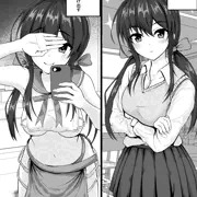 真面目な女の子も裏垢ではHな事してる漫画