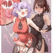 ふたなりチャイナドレス