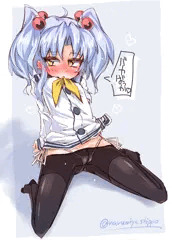 タイツ越しのスケベパンツるりるり