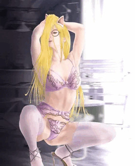 十分に身体が仕上がっている、ねこにゃー(25歳)