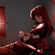 広い開けて～