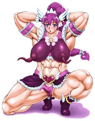 変身ヒロイン筋肉娘