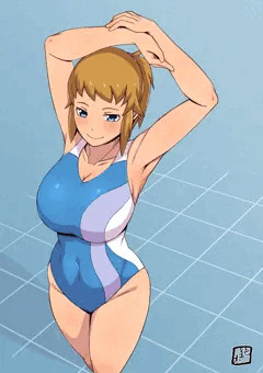 競泳水着のパイセン