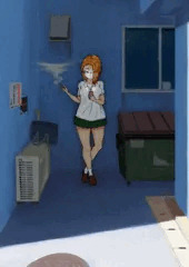 路地裏不良JKピエロ化洗脳